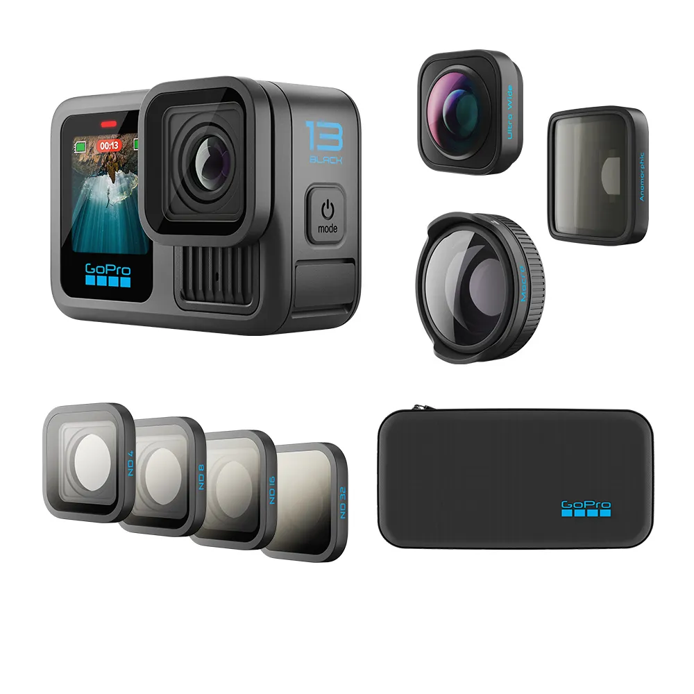 【GoPro】HERO13 Black 多鏡頭套組(公司貨)