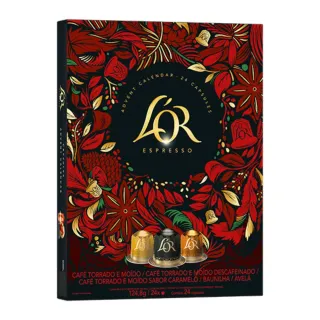 【JDE Peets】咖啡膠囊L’OR經典24款風味咖啡選集 節日精選禮盒(124.8g 適用Nespresso膠囊咖啡機/年節禮盒)