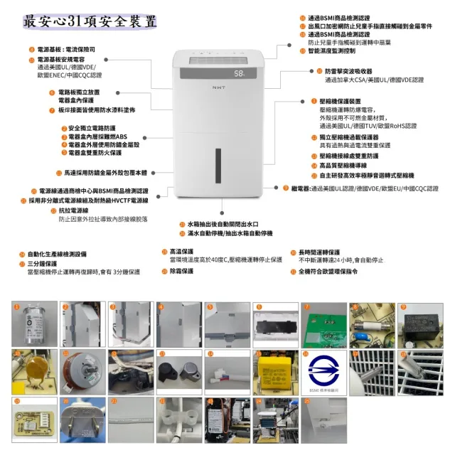 【NEW WIDETECH 威技】一級能效WiFi智能26L除濕機(WDH-26ED)