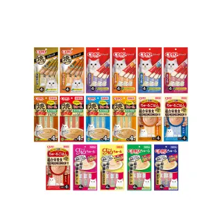 【CIAO】啾嚕貓肉泥條14g 4入x12包組(寵物零食)