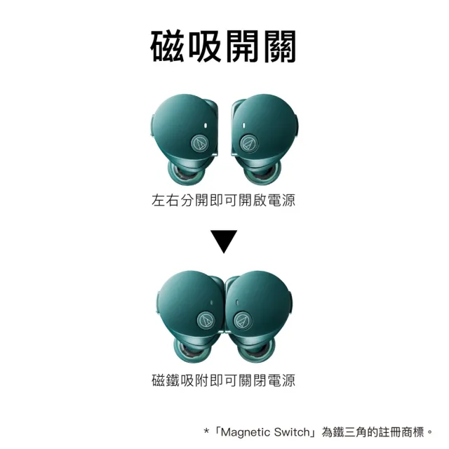【audio-technica 鐵三角】ATH-CKS50TW2(真無線耳機)