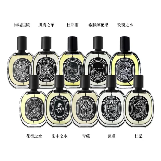 【Diptyque】淡香精 75ml(多款任選)