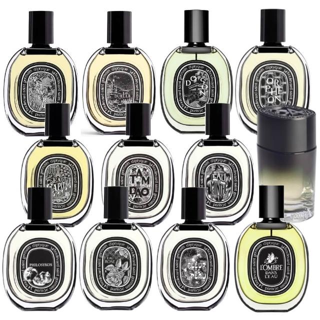 【Diptyque】淡香精 75ml(肌膚之華/玫瑰之水/希臘無花果/譚道/花都之水/譚道/青厥.國際航空版)