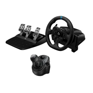 【Logitech G】G923賽車方向盤+變速器(電競/賽車/方向盤/變速器/羅技/Logitech/組合)