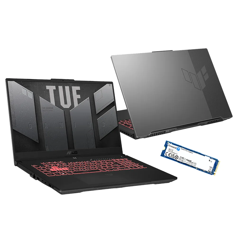 【ASUS】升級1TB組★17.3吋R7 RTX4050電競筆電(FA707NUR-0022B7435HS/R7-7435HS/16G/512G/W11)