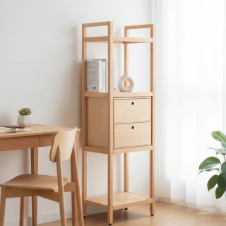 【有情門】momo推薦組合-樸園層架三層+小巢置物盒-雙抽(製作期2-3週/實木/MIT/收納櫃/矮櫃)