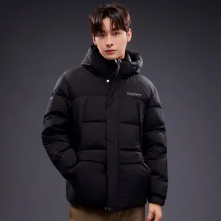 【Discovery Expedition】男版連帽羽絨外套 鵝絨外套(DMDJ6A056-BKS)