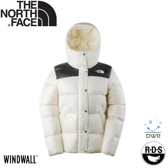 【The North Face】女 700FP 防風防潑羽絨外套《白》81S7/登山/保暖外套/防潑水