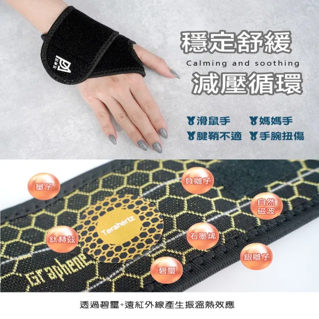 【PA】磁療護膝1件+磁療護腕1件(超越石墨烯的新科技)