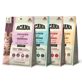 【ACANA】低GI貓飼料 第一盛宴/田園/豐盛/室內 1.8KG(貓飼料 貓糧)