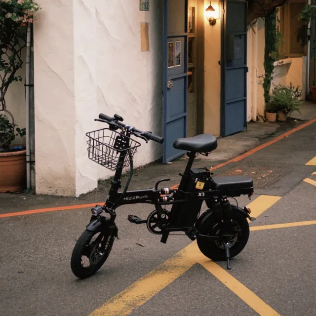 【MiZZO 麥躁】WS X3 電動自行車 雙避震 小摺疊車 騎動新時尚(雙避震/14吋/輕量/可摺疊/原廠保固)