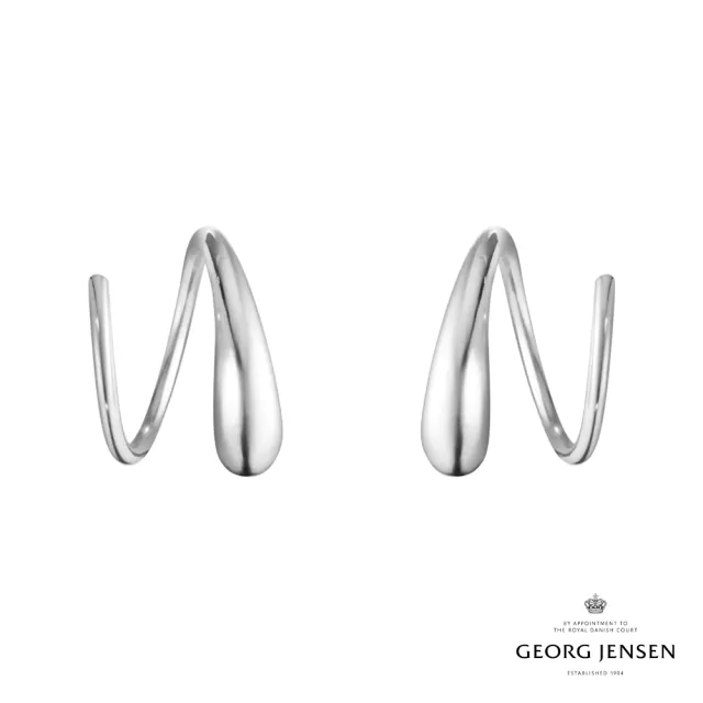 【Georg Jensen 官方旗艦店】MERCY 渦紋耳環(純銀)