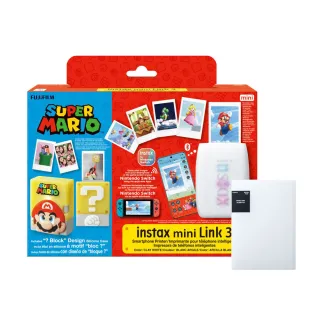 【FUJIFILM 富士】instax mini Link3 超級瑪利歐特別版 印相機 原廠公司貨(贈原廠相冊)
