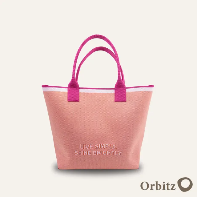 【Orbitz】撞色編織托特肩背包 S2416238*