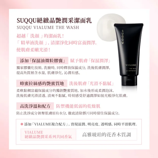 即期品【SUQQU】絕緻晶艷潤采潔面乳 125g*(洗面乳)