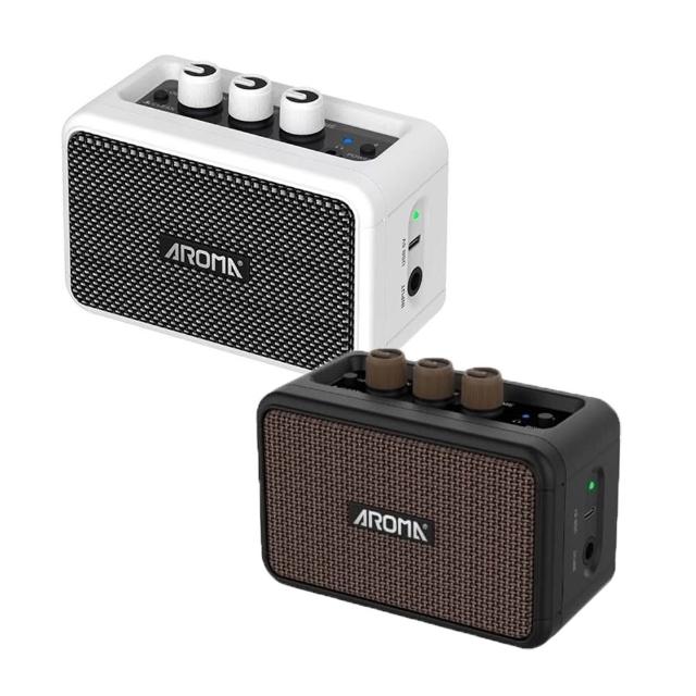 【AROMA】5W便攜充電式數位吉他音箱 / 公司貨(AG-04)