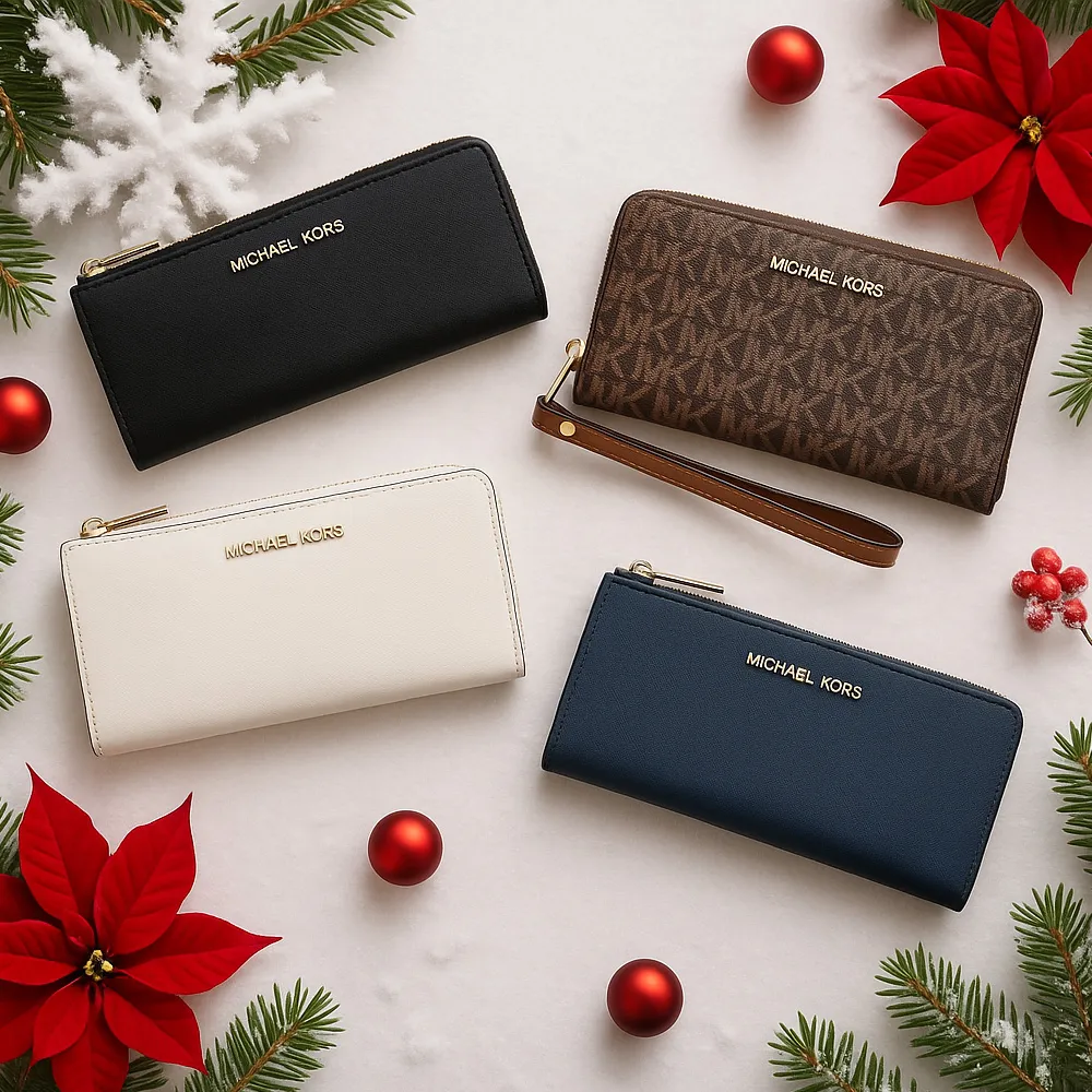 Michael Kors】MK 中性款Jet Set Travel 拉鍊長夾皮夾(多色可挑男女