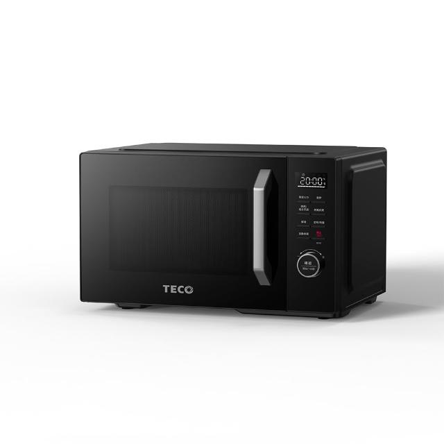  TECO東元 YM2302CBB 微波爐，黑色系設計，容量20-30公升，適閤家庭使用。外部尺寸高280 x 寬472 x 深417 mm，重量14.95kg，電壓110V/60Hz，輸出功率800W，消耗功率1300-1400W。配件包含說明書及烤盤，保固1年，BSMI許可字號R31303。中國製造，高效加熱，操作簡單，是您的廚房好夥伴。 