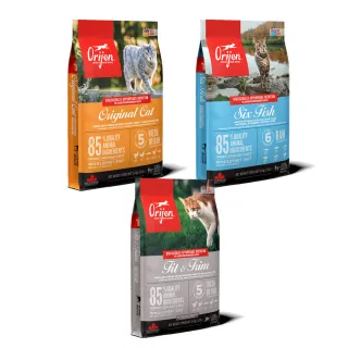 【Orijen】歐睿健 鮮雞、六種魚、室內貓愛貓無穀鮮肉貓糧 5.4KG(貓飼料 貓乾糧)