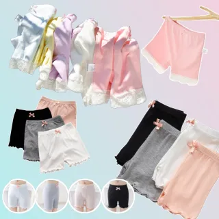 【安朵童舖】現貨韓版兒童防走光安全褲女寶純色短褲居家褲女童防走光莫代爾打底褲內搭褲(037/022)