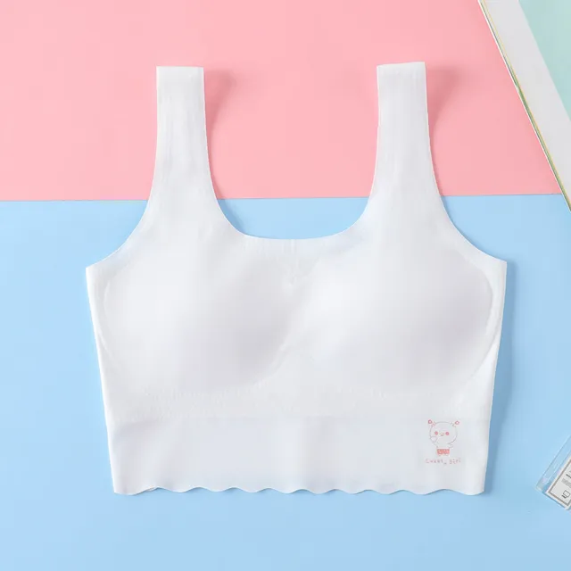 【chiao!Babe 俏寶貝】1件組 少女成長期無鋼圈一體式無痕乳膠內衣(M-L/學生/兒童/少女/三色可選)