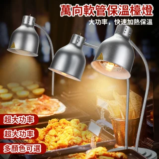 【萬家燈飾】軟管保溫檯燈 可調節 110v自助餐食物保溫燈 單頭加熱保溫燈(台式食品展示燈 360°全方位保溫)