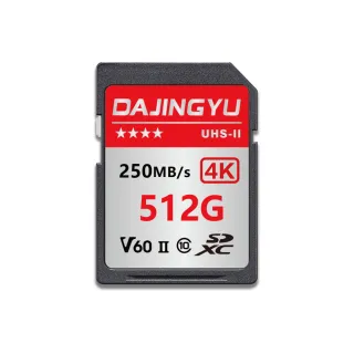 【大鯨魚】512G SDXC UHS-II V60 SD卡 250MB/s 銀卡系列(記憶卡)