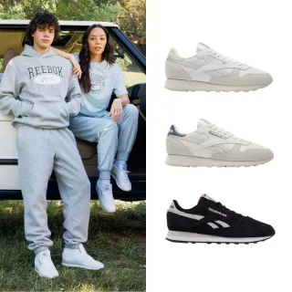 【REEBOK官方旗艦】CLASSIC LEATHER 復古鞋 休閒鞋 穿搭_男/女(四款任選)