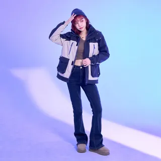 【MAJOR MADE】內絨毛修身喇叭牛仔褲(休閒褲/修身褲/微喇叭)