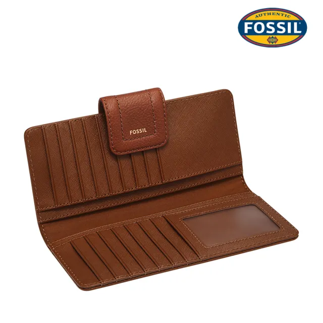 【FOSSIL】Madison 多層扣式經典女長夾 (多色可選)