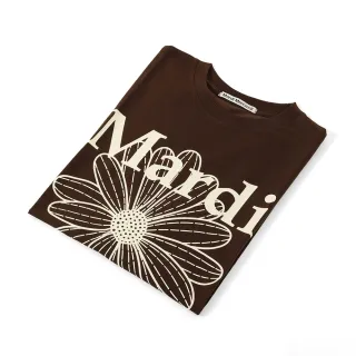 【MARDI MERCREDI】印花短TEE 棕色 經典小雛菊 奶油花 TSHIRT FLOWERMARDI