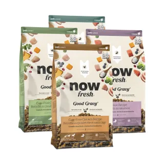【Now!】雞肉/鮭魚/牛肉成老犬配方 3.5磅 狗狗高湯天然糧(小型犬 中型犬 乾濕兩吃 火雞高湯 狗糧)