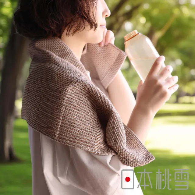【日本桃雪】SEK抗菌防臭檜木鬆餅紋毛巾(鈴木太太公司貨)