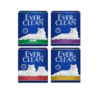 【EverClean 藍鑽】強效除臭貓砂 8.5kgＸ2入 升級99%極低塵(礦砂 低粉塵 除臭 抑味 凝結)