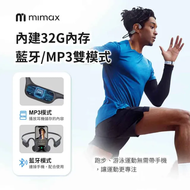 【mimax 米覓】骨傳導藍牙耳機 CS05 (骨傳導耳機 藍牙耳機)