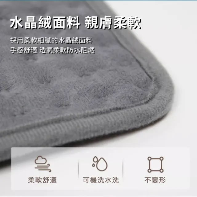 【ANTIAN】冬季熱敷驅寒電熱毯 暖宮/暖腿/暖背/暖手 加熱暖身墊 膝蓋發熱毯 60*30cm