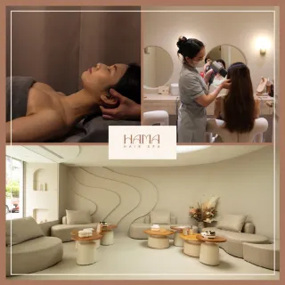 【HamaHairSpa】身心靈放鬆之旅120min:臉部按摩/面膜/手腳及頭頸肩按摩/洗髮/護髮券(MO)