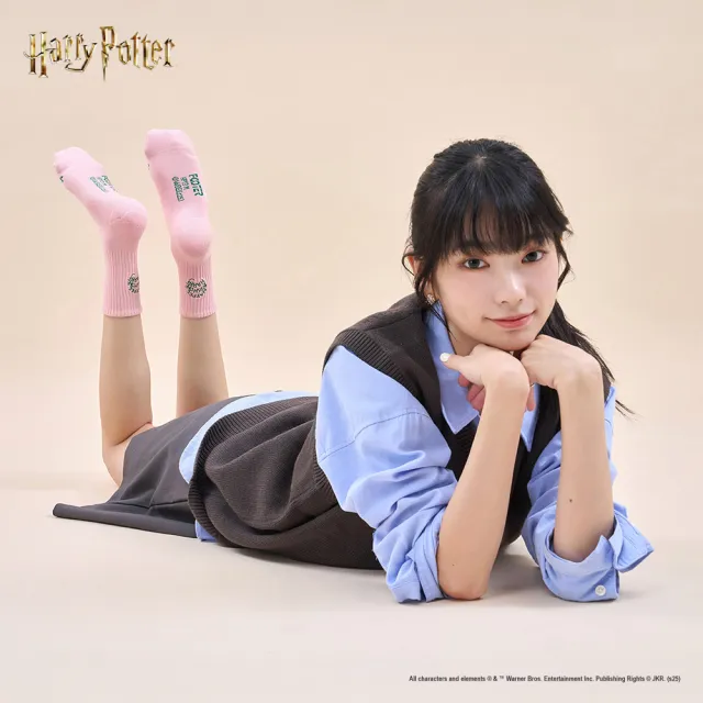 【FOOTER】哈利波特  生日蛋糕襪(HP13-粉色)