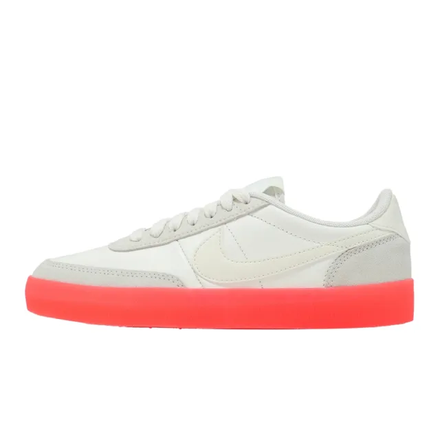 【NIKE 耐吉】休閒鞋 Wmns Killshot 2 女鞋 米白 紅 復古 膠底(HV0944-133)