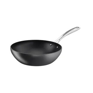 【Tefal 特福】法國製頂級御藏系列28CM不沾鍋炒鍋(電磁爐適用)