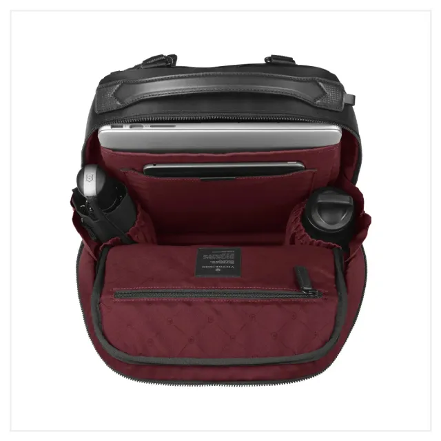【VICTORINOX 瑞士維氏】AlexNero系列 15.6吋電腦後背包 黑/海軍藍(611804/653669)