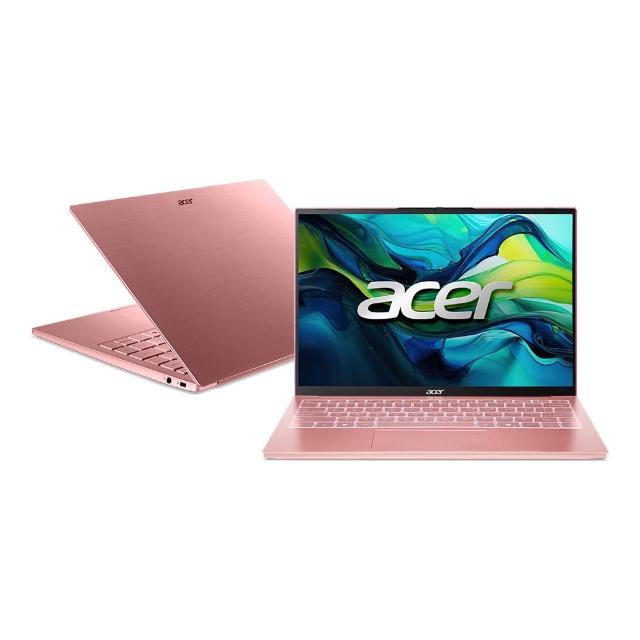  ACER 宏碁 Swift Lite 粉色 AI效能筆電，輕薄設計僅999g，搭載Intel Core處理器與Ultra 7晶片，支援Windows 11家用版系統，內顯無顯示卡，512G SSD儲存空間，1920x1200 WUXGA解析度，螢幕可180度攤平，適合學生與日常使用，下單即贈氣泡水機。 