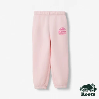 【Roots】Roots 小童-HERITAGE BEAVER 棉褲(淺粉色)