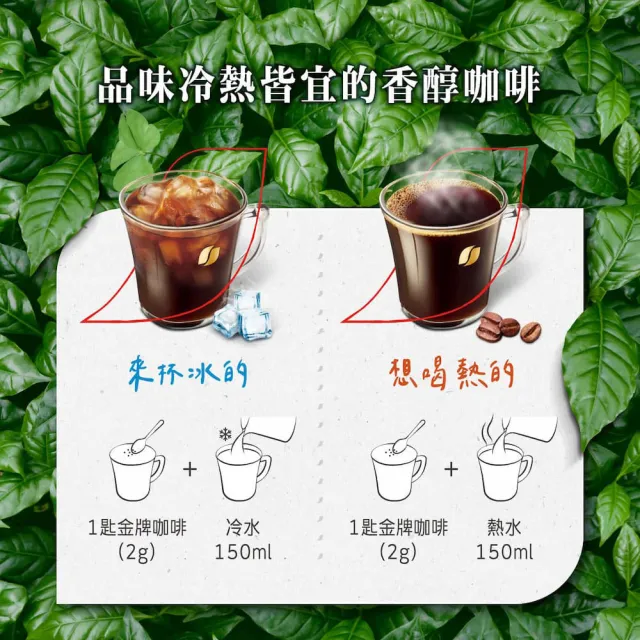 【NESCAFE 雀巢咖啡】金牌微研磨咖啡紅利多多組(120g+30g/組;共5組)