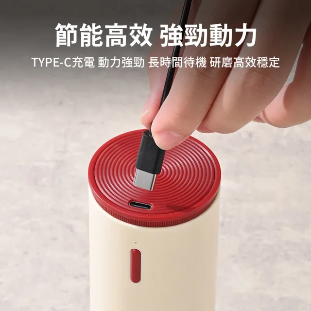 【SUNORO】USB充電式電動胡椒研磨器 粗細可調不鏽鋼研磨瓶(胡椒/海鹽/花椒/調味瓶/料理)