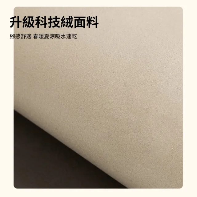 【LZQ】買長送短 簡約珪藻土防油污廚房地墊 40*60+40*120cm 家用防滑地墊 浴室踏墊 玄關墊 刮泥地毯