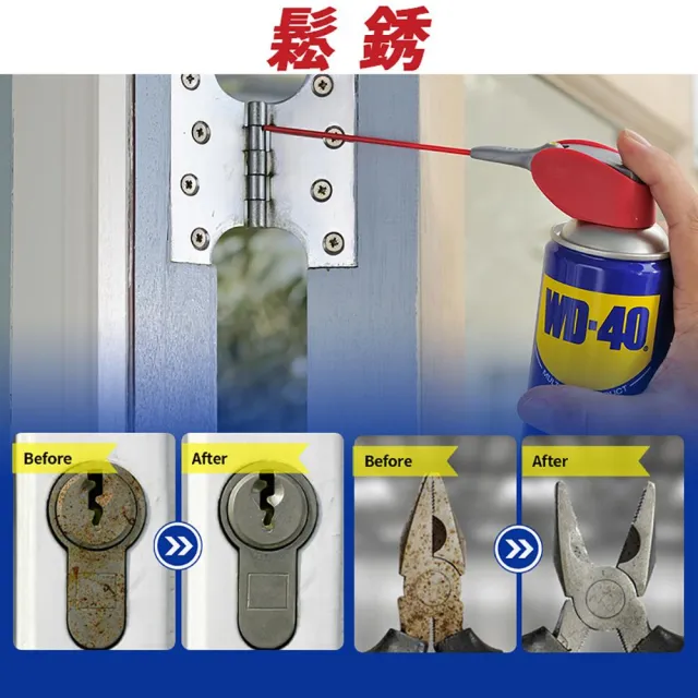 【WD-40】WD-40 多功能除鏽潤滑劑 382ml 超值3入(車麗屋)