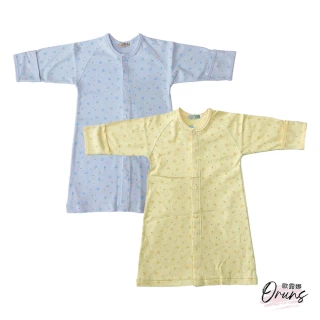 【Oluna 歐露娜】心福 中厚棉 寶寶長袍 嬰兒長袍 保暖長袍(秋冬寶寶長袍 寶寶連身衣 新生兒連身衣)