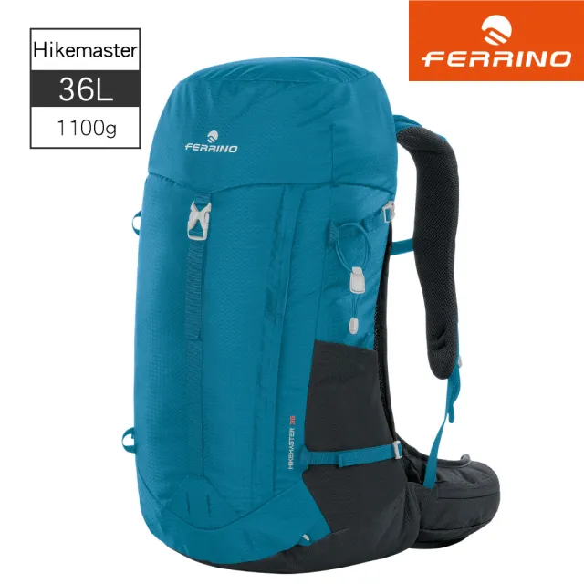 【FERRINO】雙11 登山健行網架背包 藍-黑 Hikemaster 36 75245