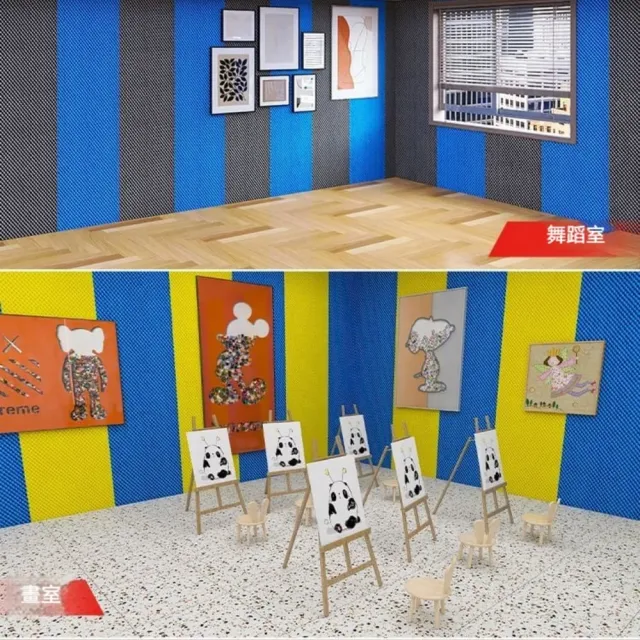 【JinJiu津久】錄音棚隔音棉 5CM厚5平方黑色 KTV墻麵消音降噪(吸音棉 降噪棉 自粘隔音棉)